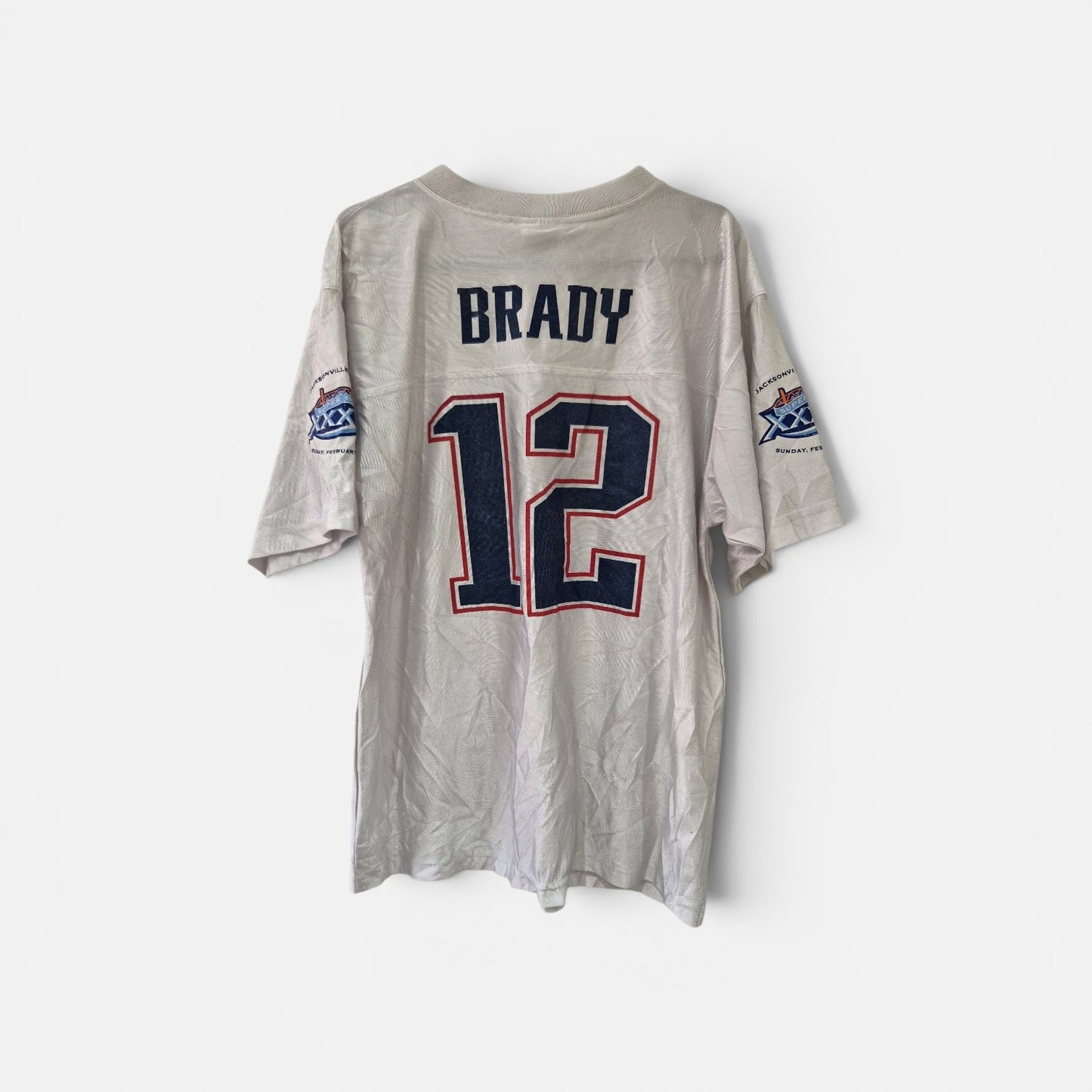 Youth NFL New England Patriots Super Bowl XXXIX Champions T Shirt, #12 Brady, YXL