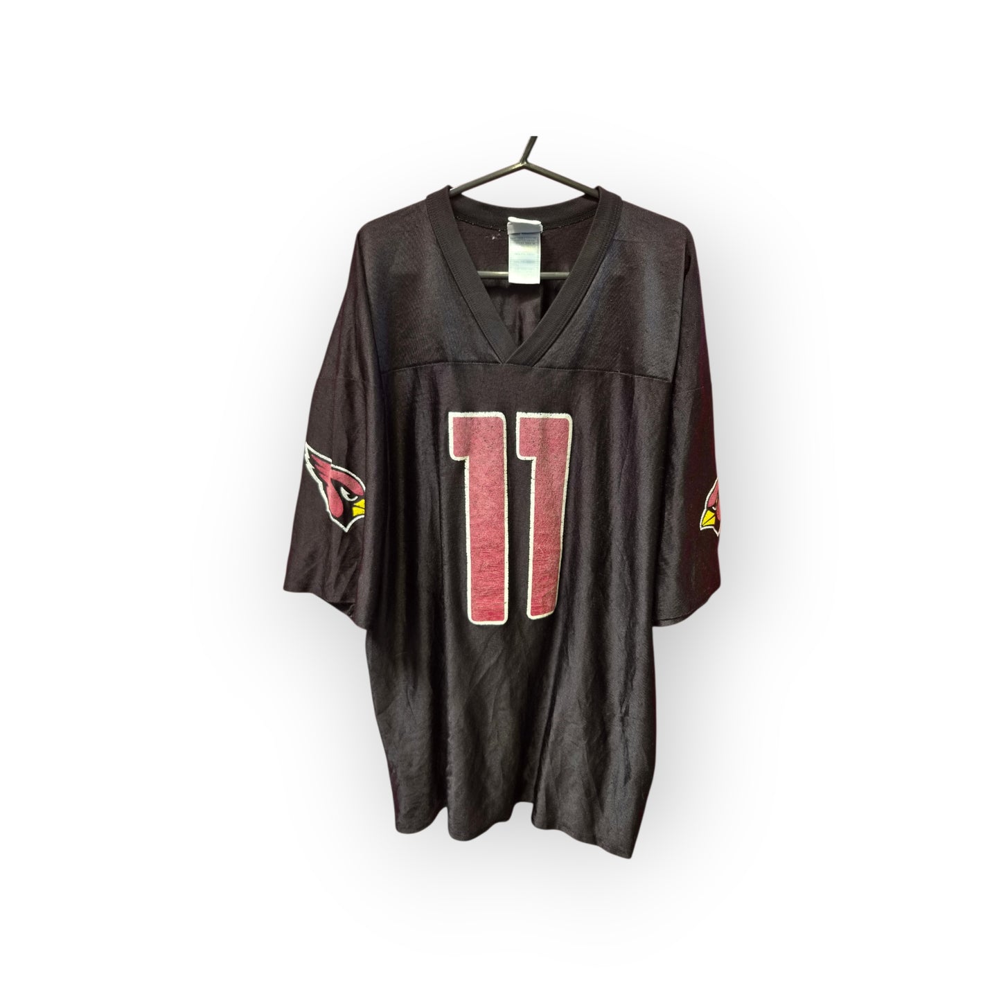 NFL Apparel Arizona Cardinals Jersey, #11 Fitzgerald, Black, Size XXL