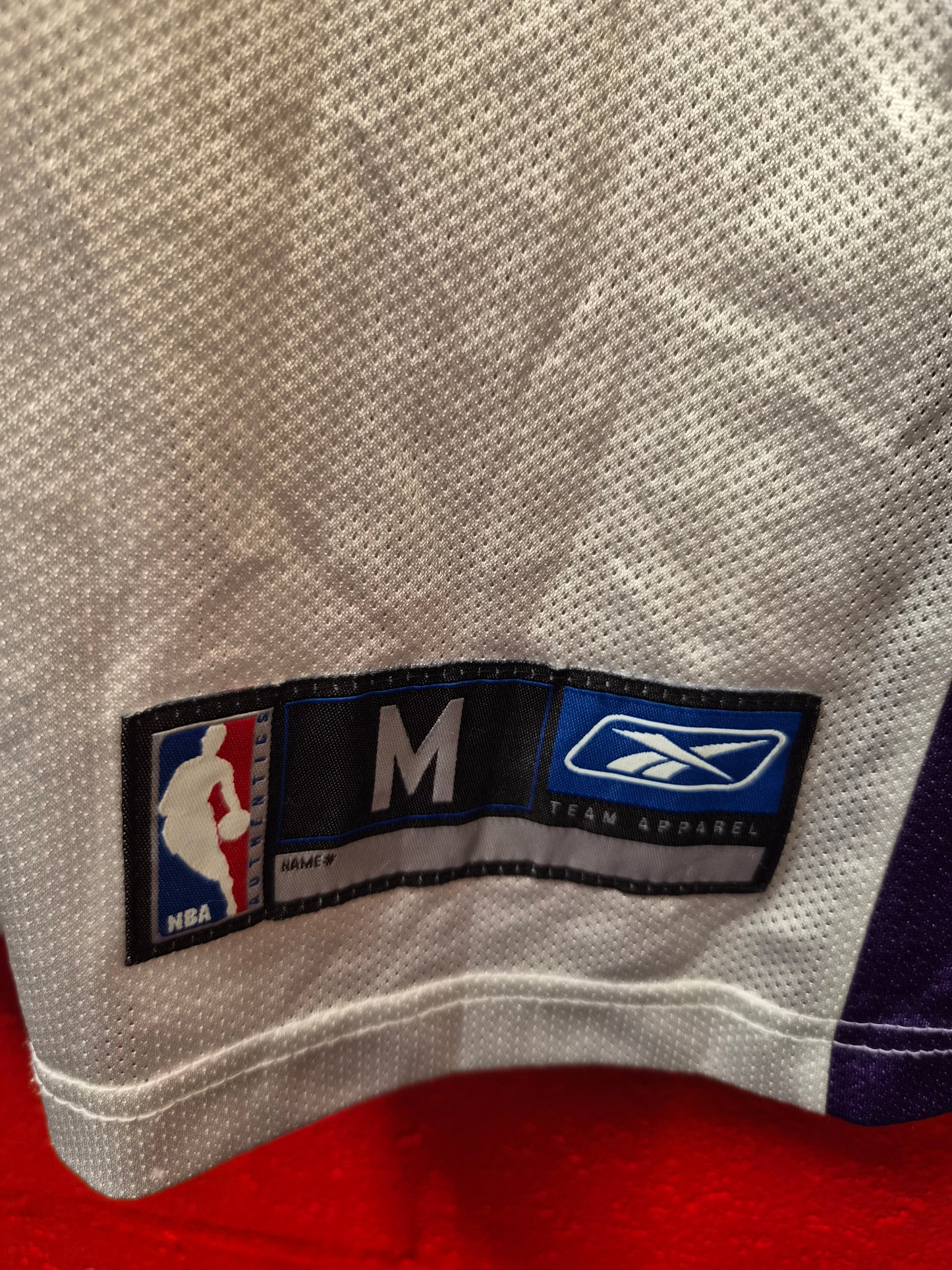 Reebok Sacramento Kings NBA Jersey, #16 Stojakovic, White, Size Medium