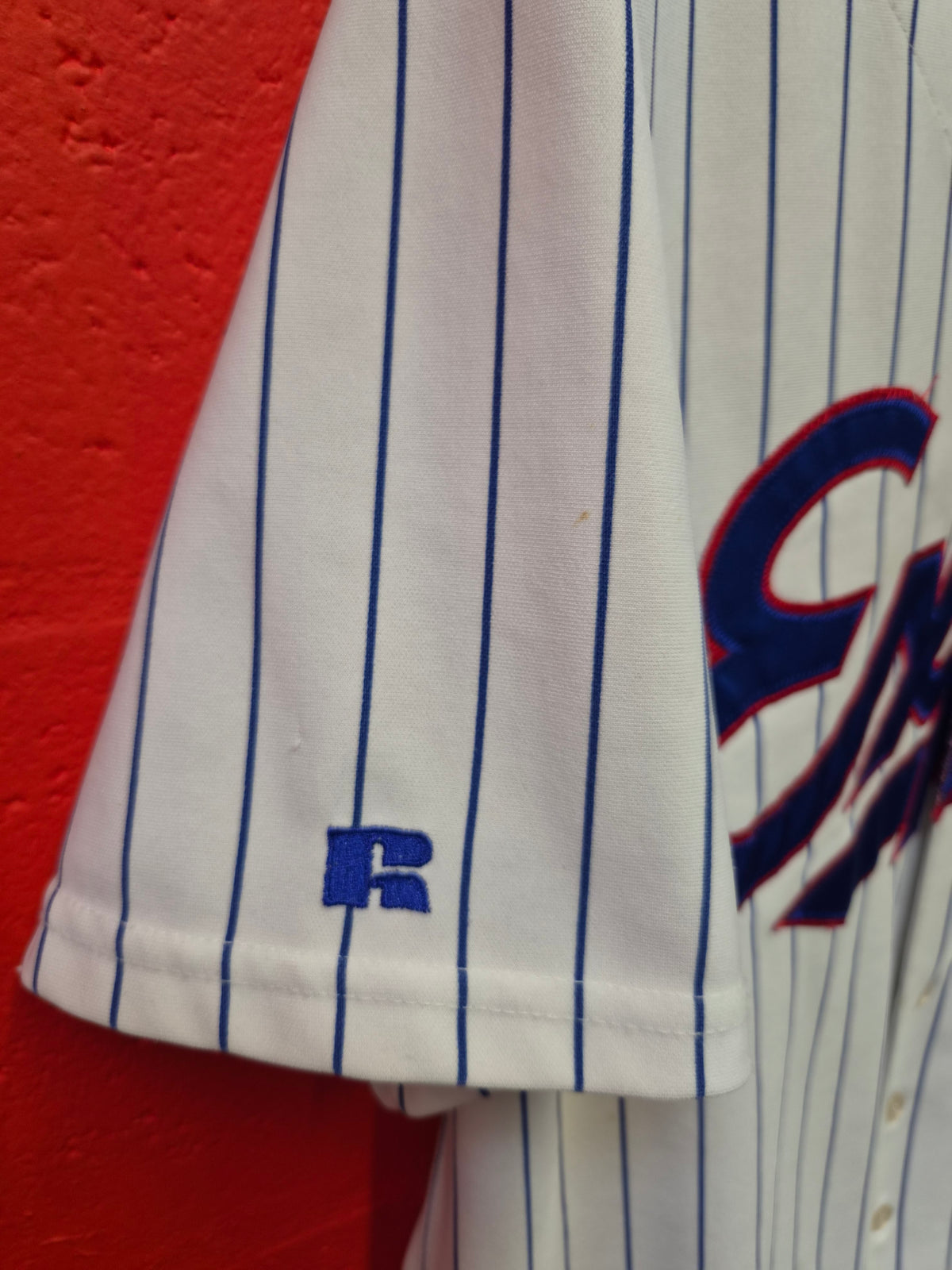 Russell Athletic Montreal Expos MLB Baseball Jersey, White, Size Large