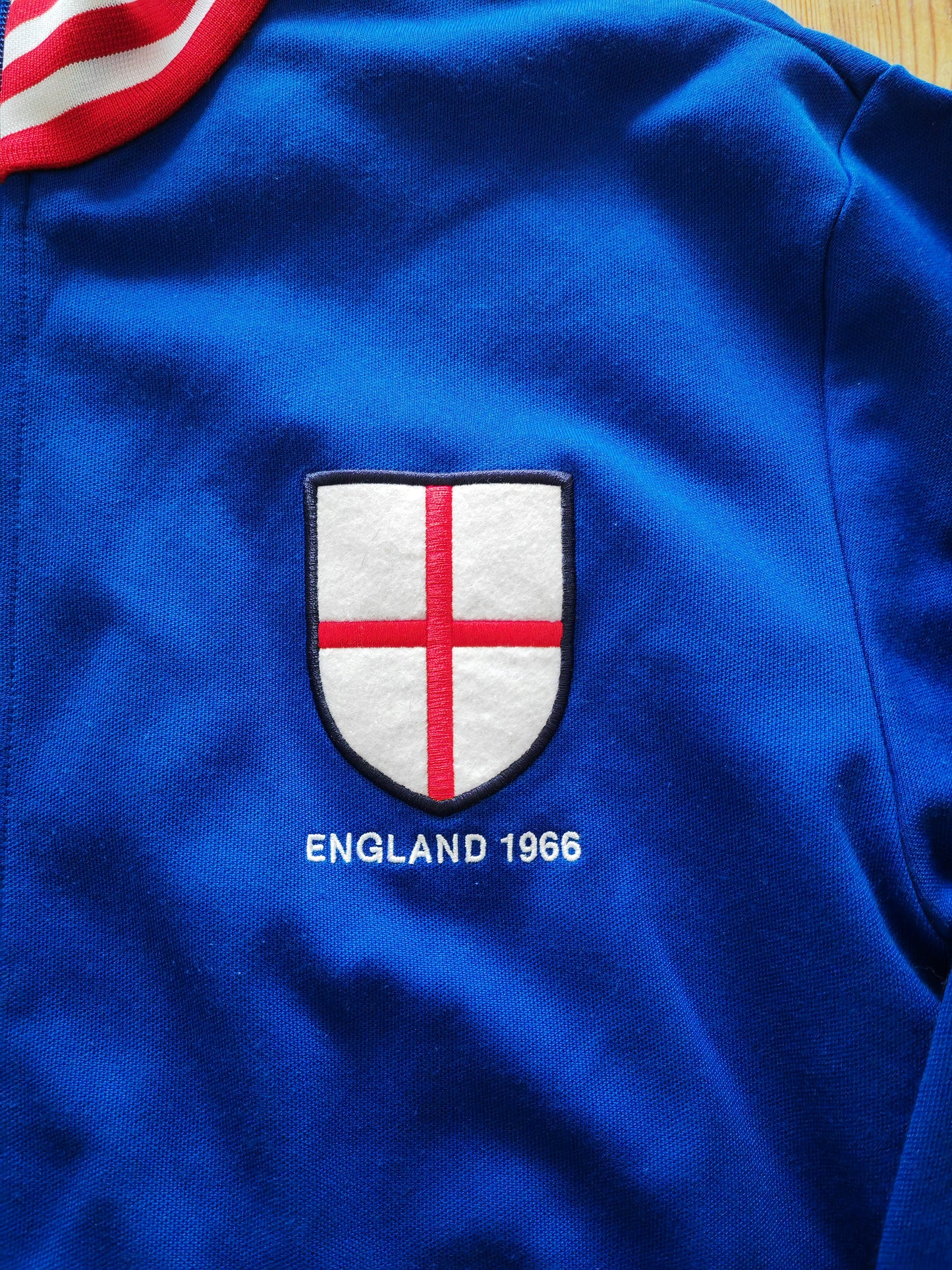 Adidas Originals England World Cup 1966 Full Zip Jacket, Blue, Size Large