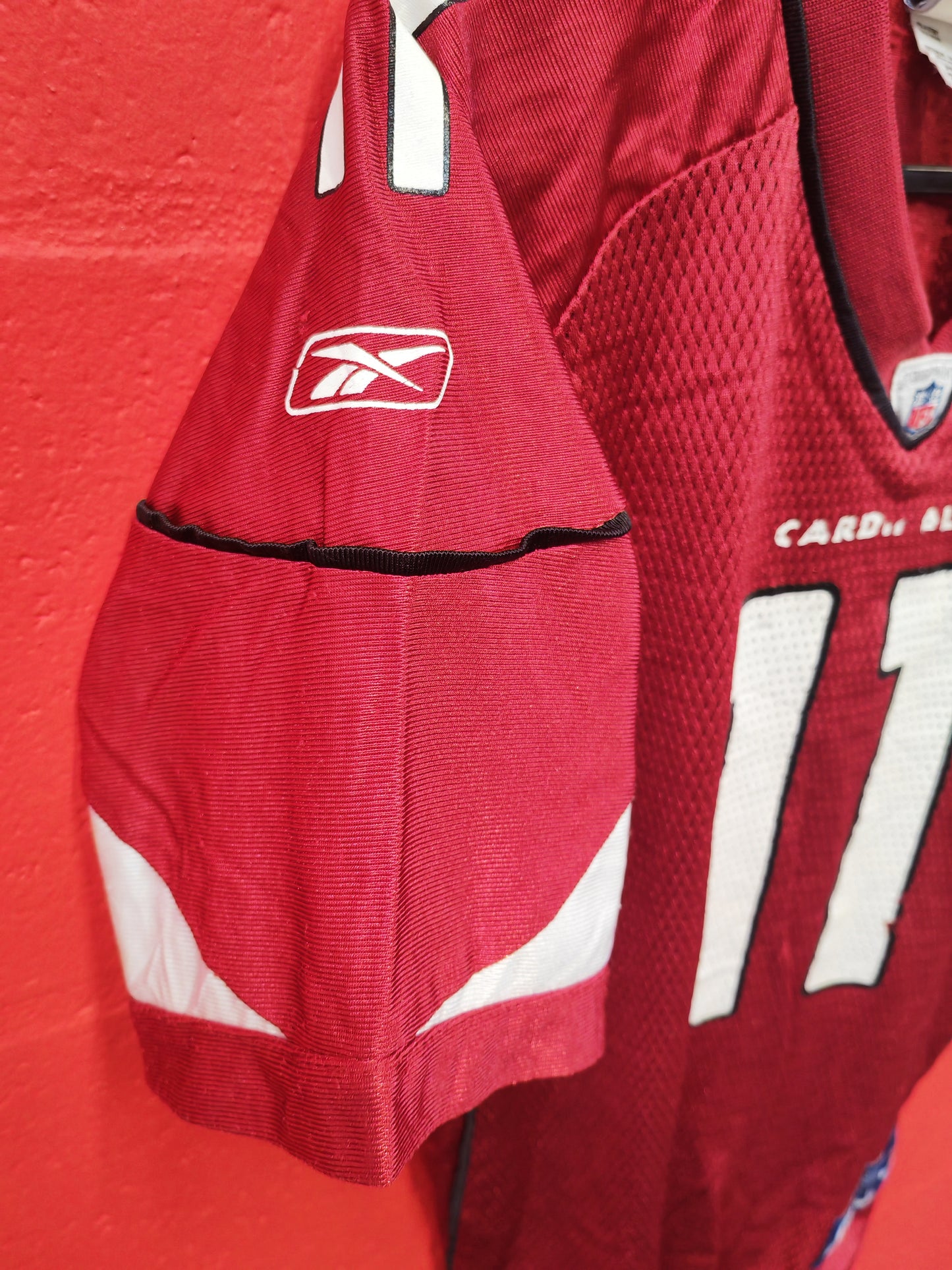 Youth Reebok Arizona Cardinals NFL Jersey, #11 Fitzgerald, Red, Size YL