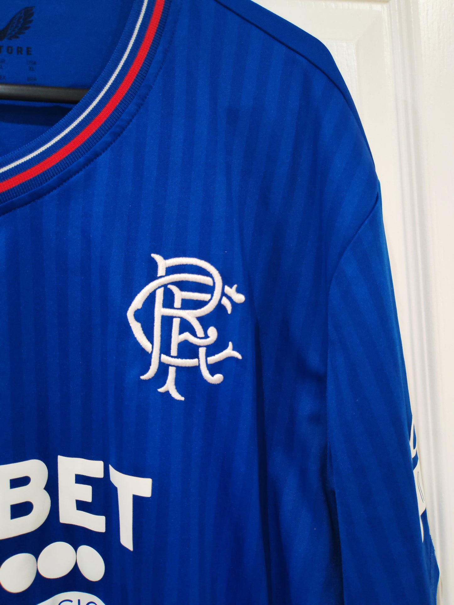 Castore Glasgow Rangers 2023/24 Home Shirt, Blue, Size XL