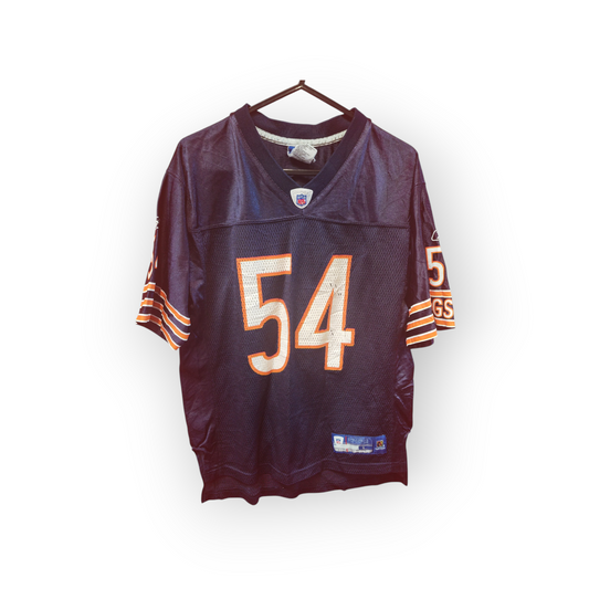Youth Reebok Chicago Bears NFL Jersey, #54 Urlacher, Navy, Size YL