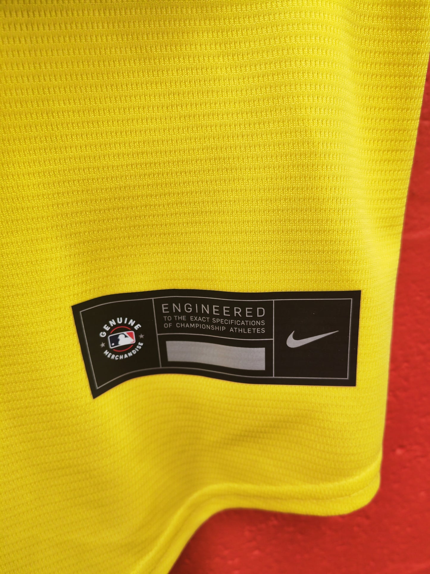 Youth Nike Boston Red Sox MLB City Connect Jersey, Yellow, Size YM