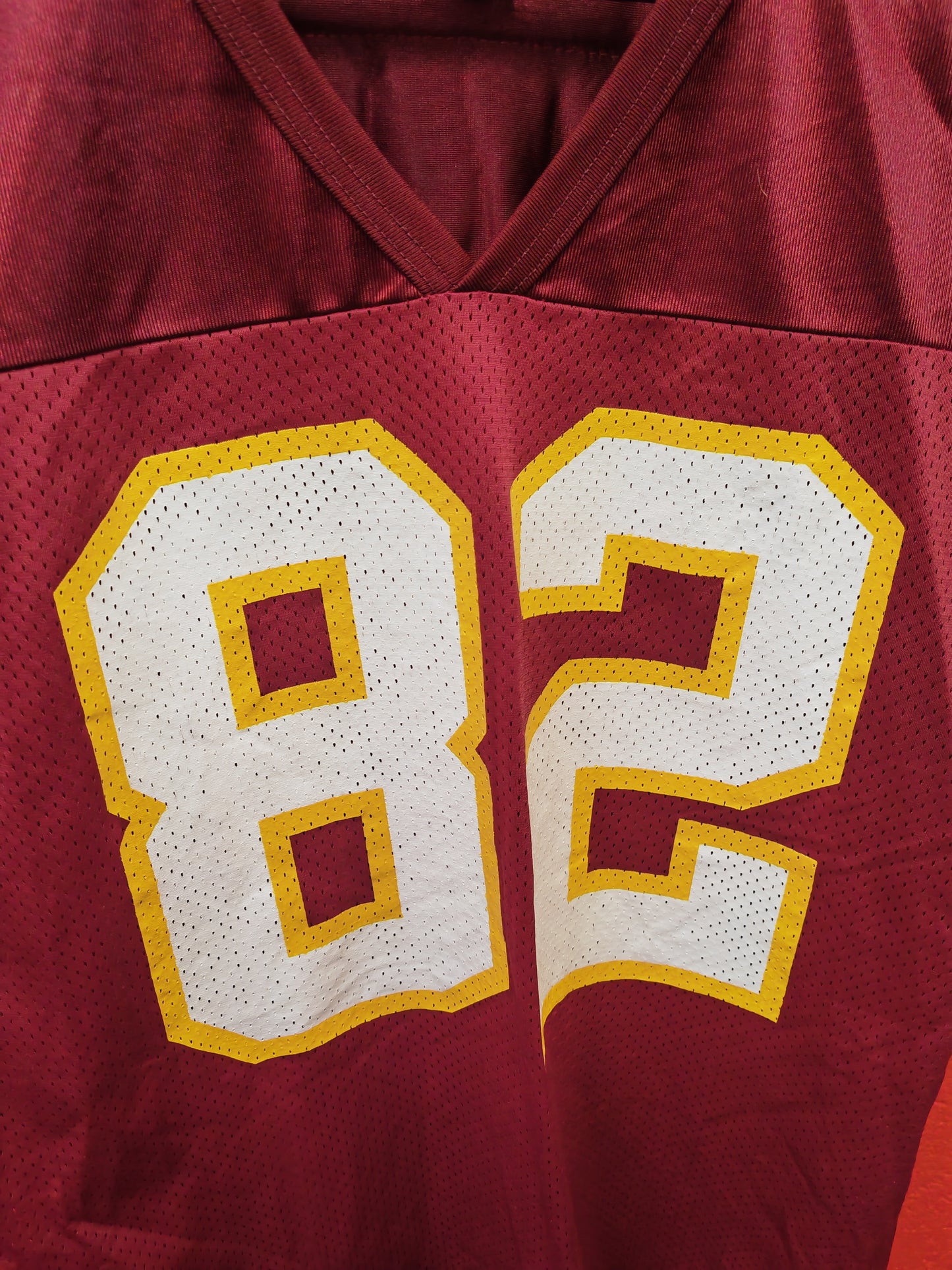 Wilson Washington Redskins NFL Jersey, #82 Westbrook, Burgundy, Size Large