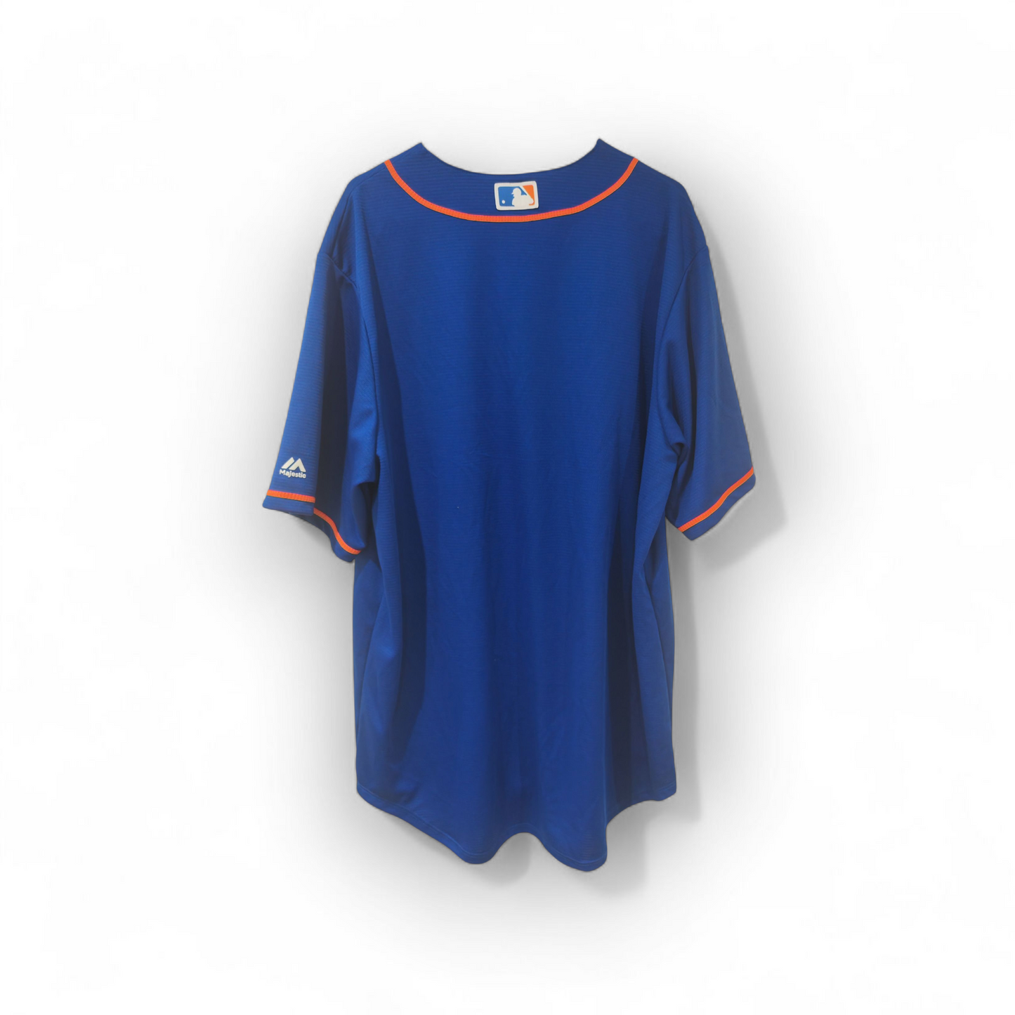 Majestic New York Mets MLB Baseball Jersey, Blue, Size Large