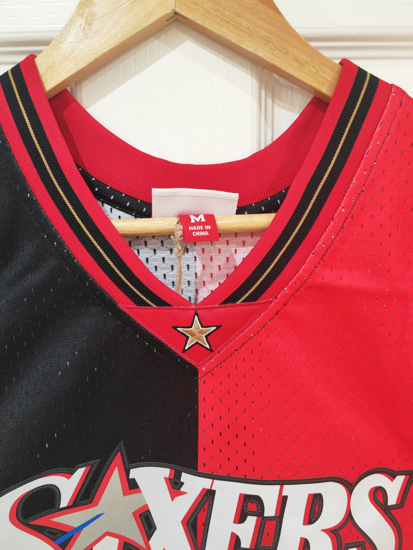 Mitchell & Ness Philadelphia 76ers Split Legacy NBA Jersey, #3 Iverson, Size Medium