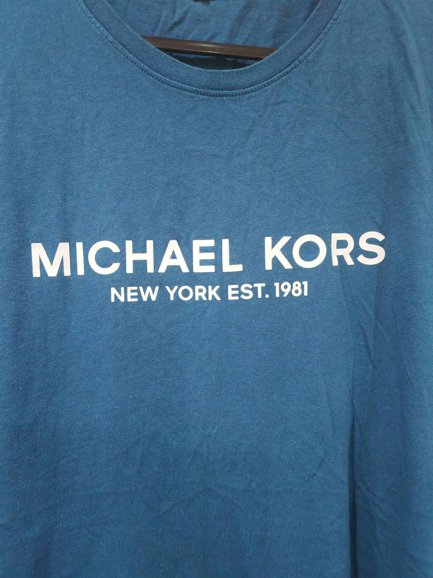 Michael Kors Short Sleeve T Shirt, Blue, Size XL