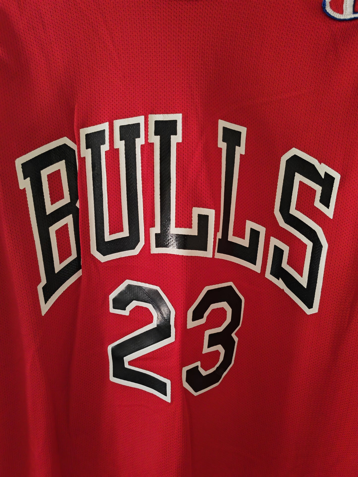 Champion Chicago Bulls NBA Jersey, #23 Jordan, Red, Size 48 XL