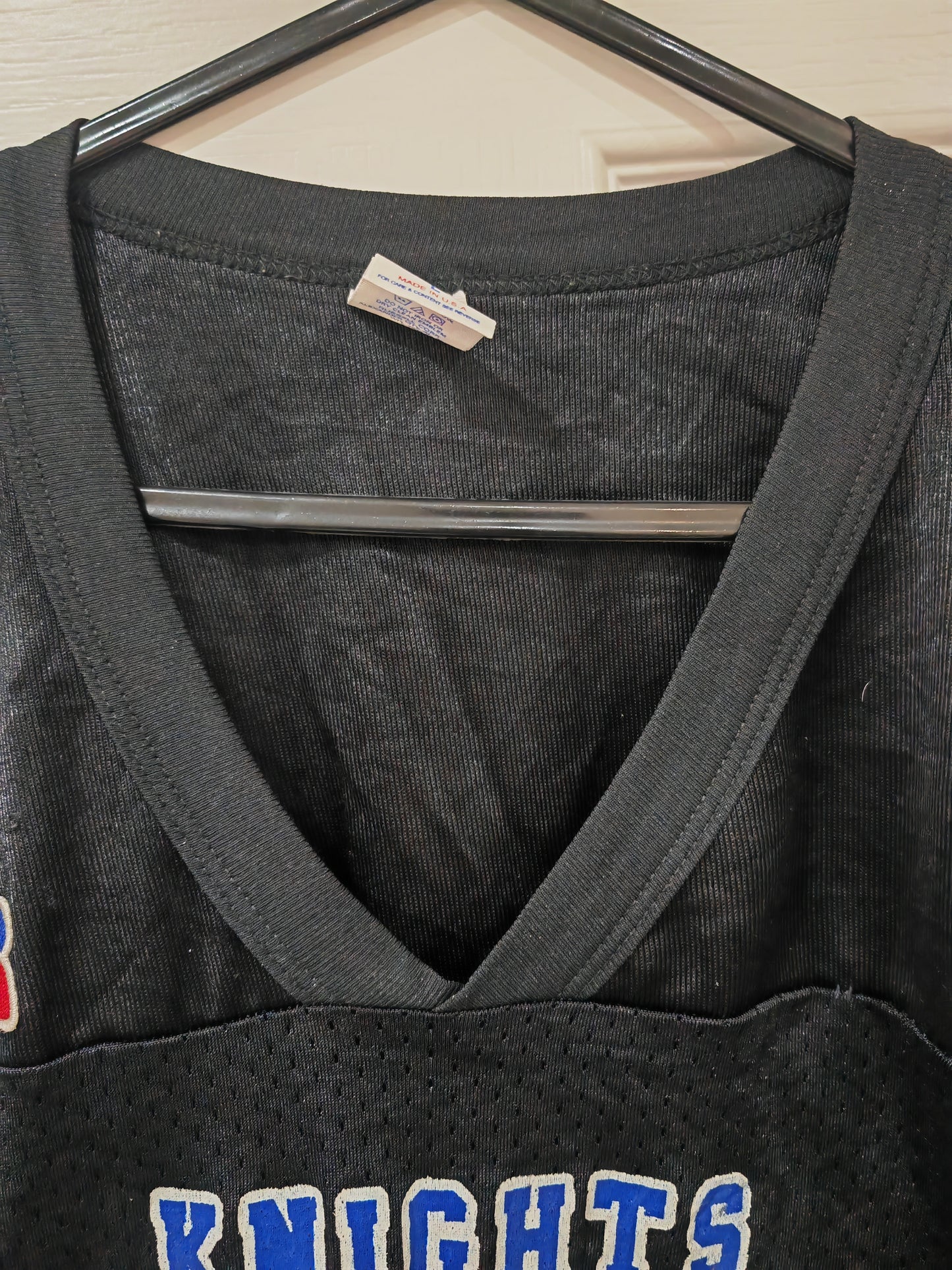 Russell Athletic 'Knights' American Football Training Jersey, #32, Black, Size Large