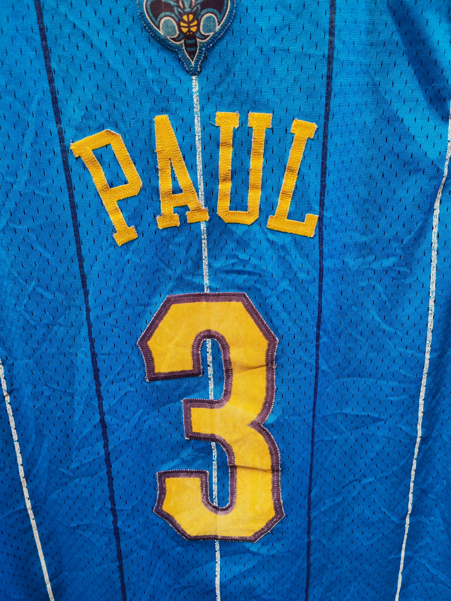 Adidas New Orleans Hornets NBA Jersey, #3 Paul, Blue, Size XL+2 Length