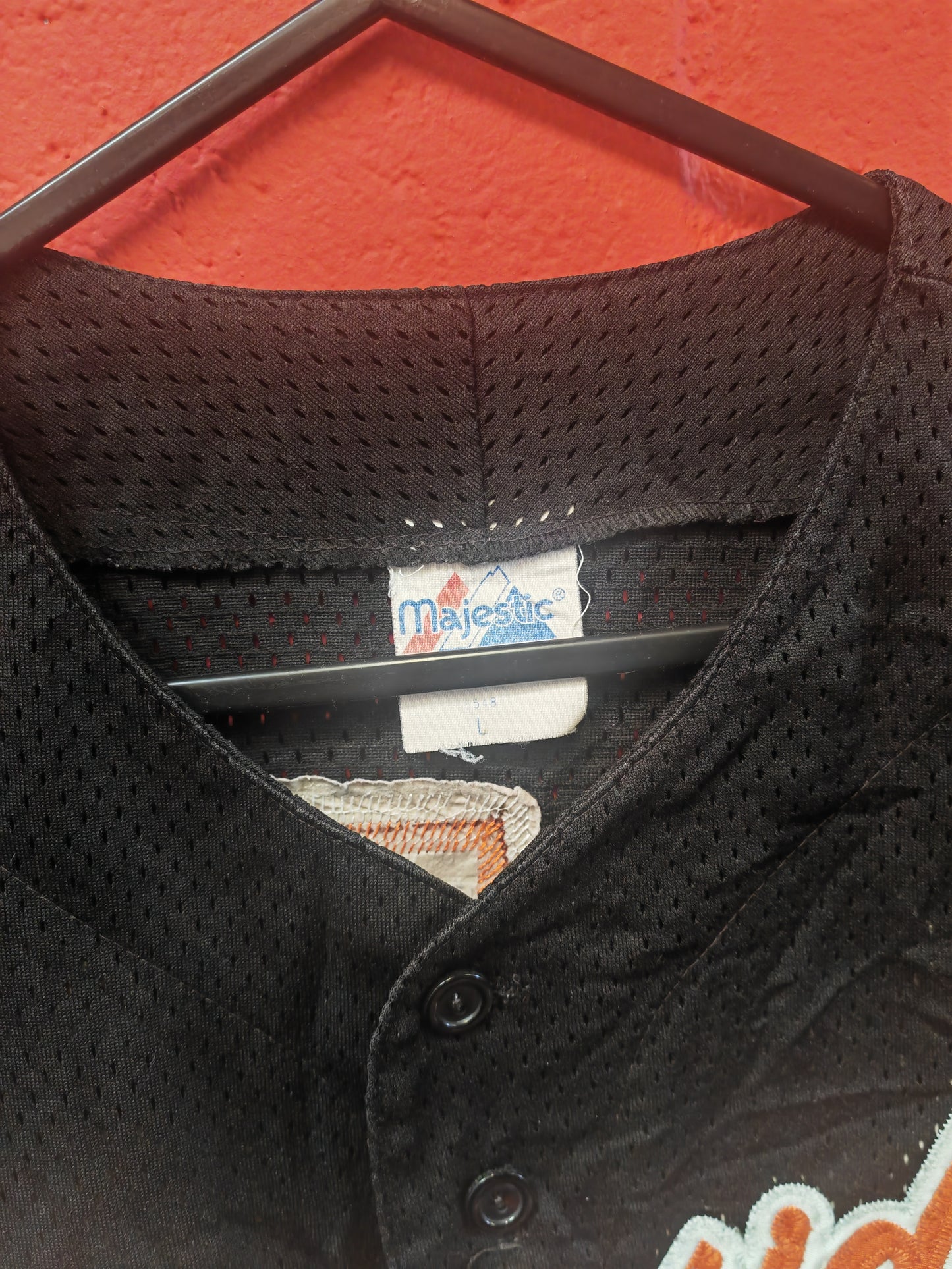 Majestic Riverside Sleeveless Baseball Jersey, #15, Size Large