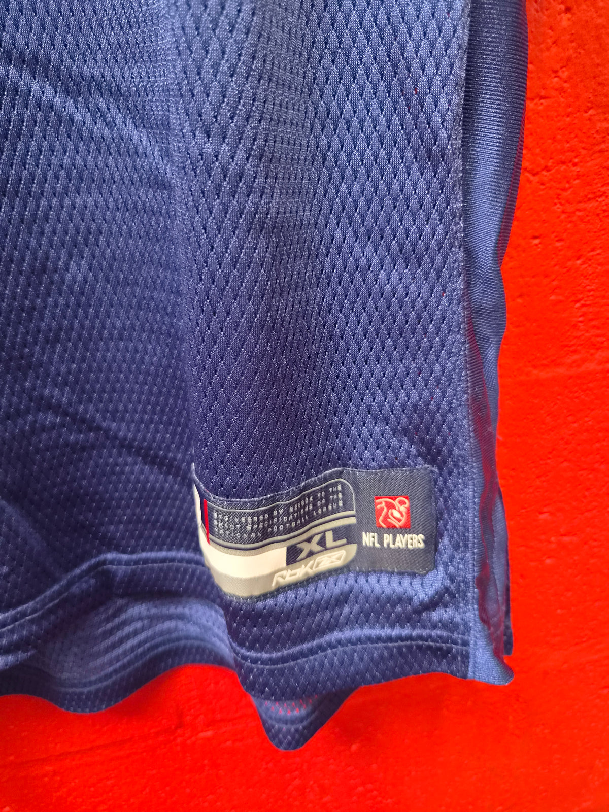 Reebok New York Giants NFL Jersey, #80 Shockey, Blue, Size XL