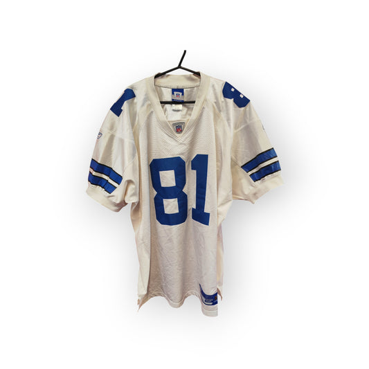 Reebok Dallas Cowboys NFL Jersey, #81 Owens, White/Blue, Size 52 XL/XXL