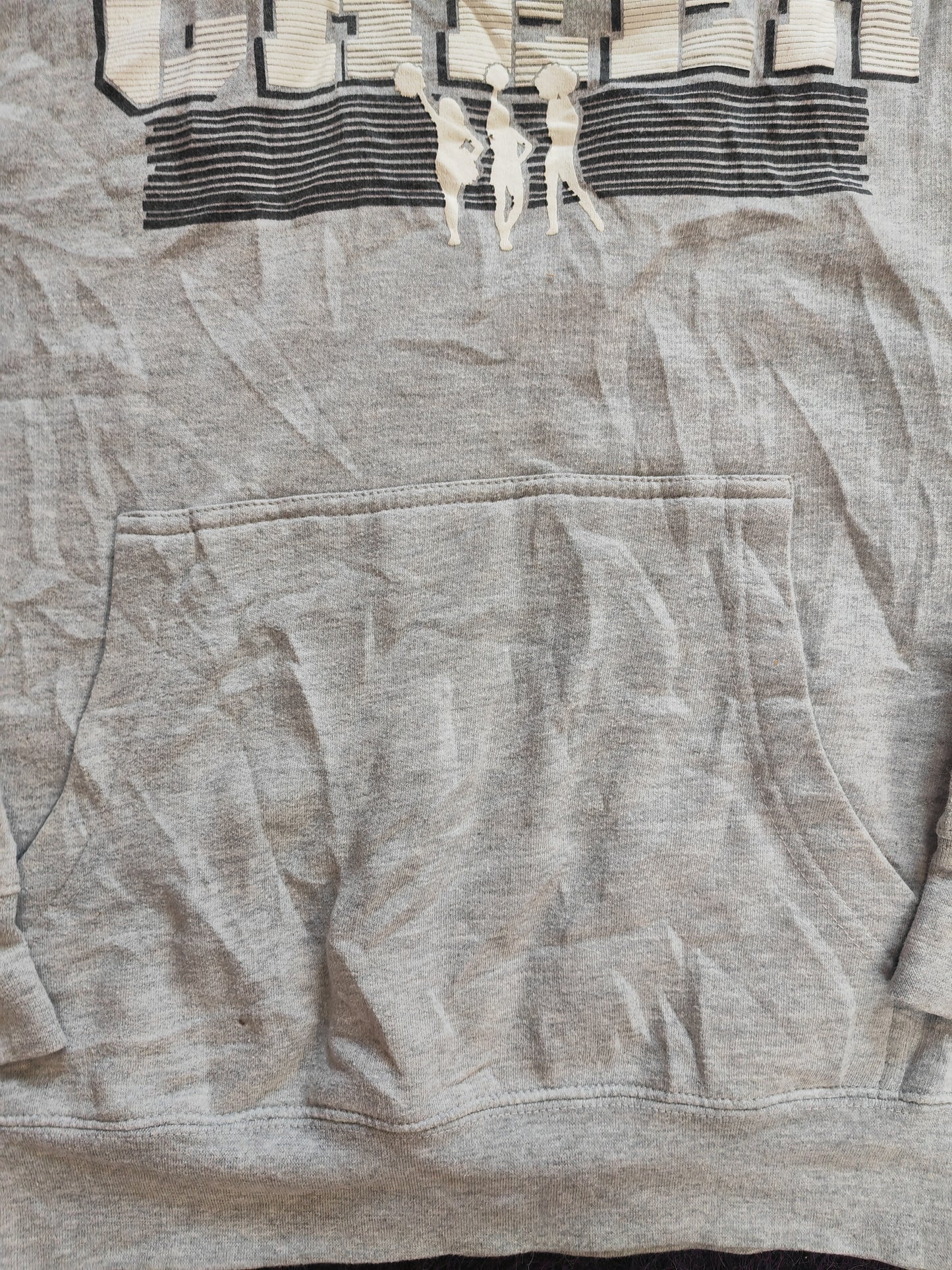 Granite Hills Cheer Pullover Hoodie, Grey, Size Small