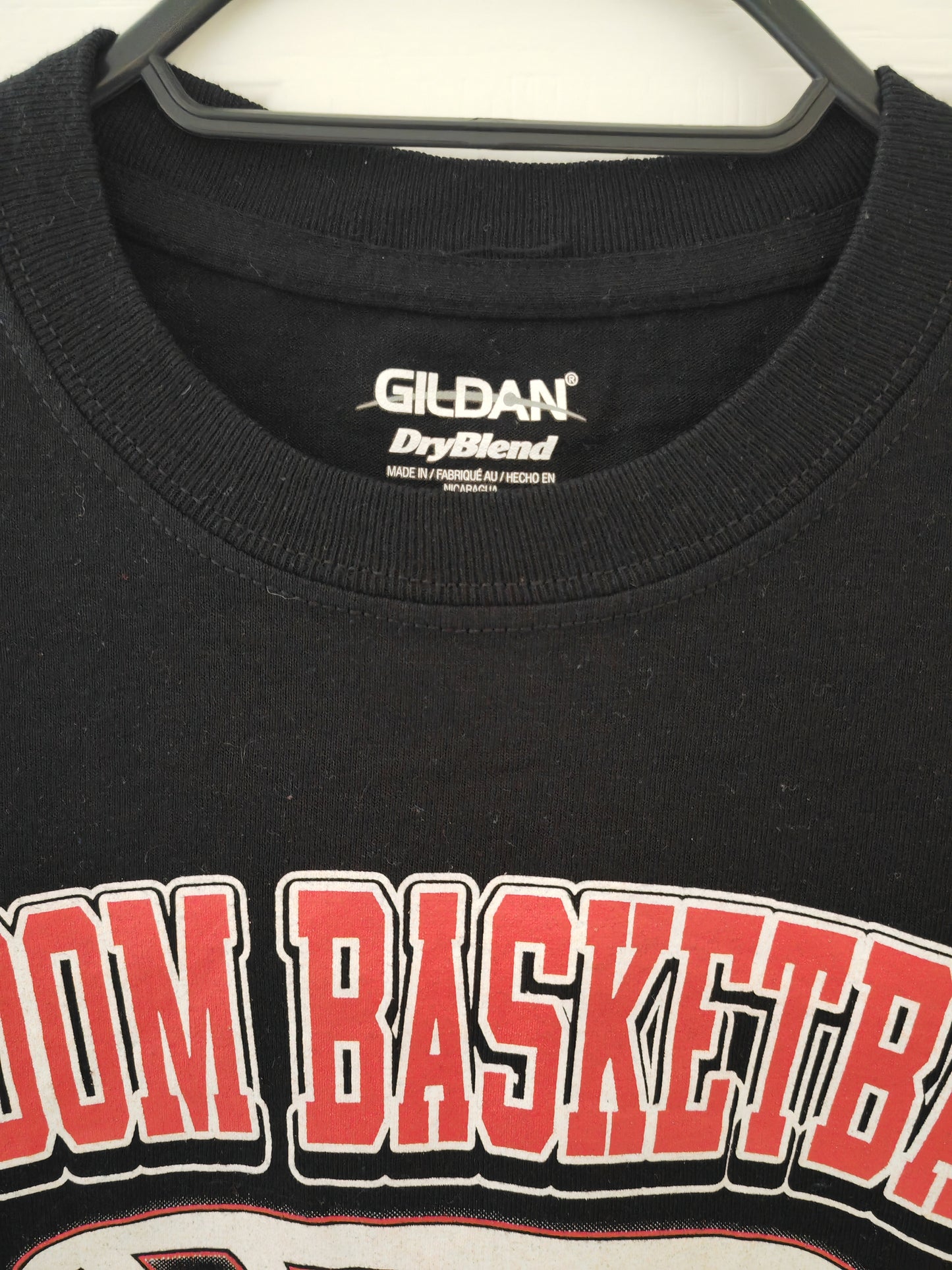 Gildan Groom Tigers High School Basketball Playoffs T Shirt, Black, Size Small