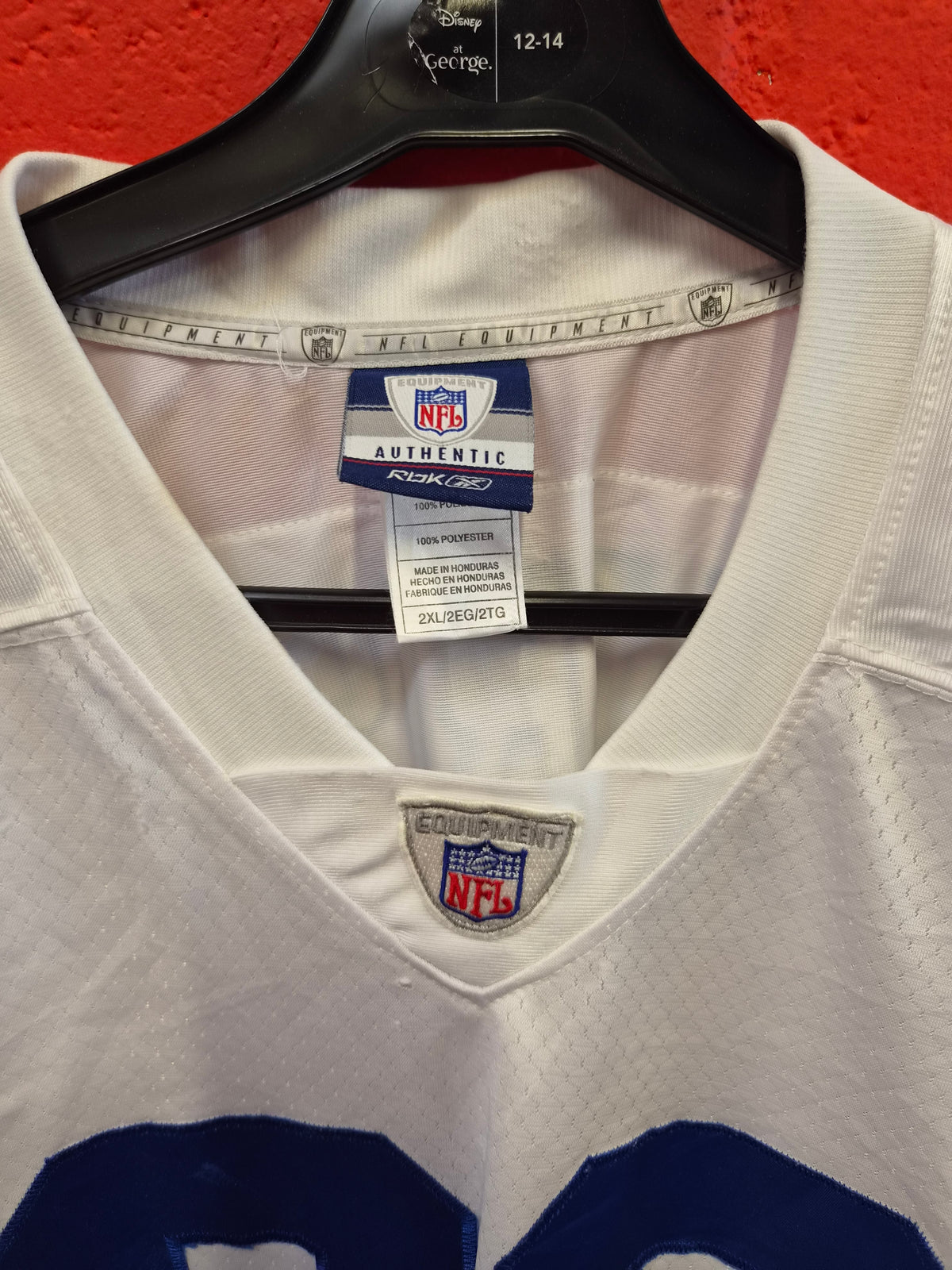 Reebok Indianapolis Colts NFL Jersey, #88 Harrison, White, Size XXL