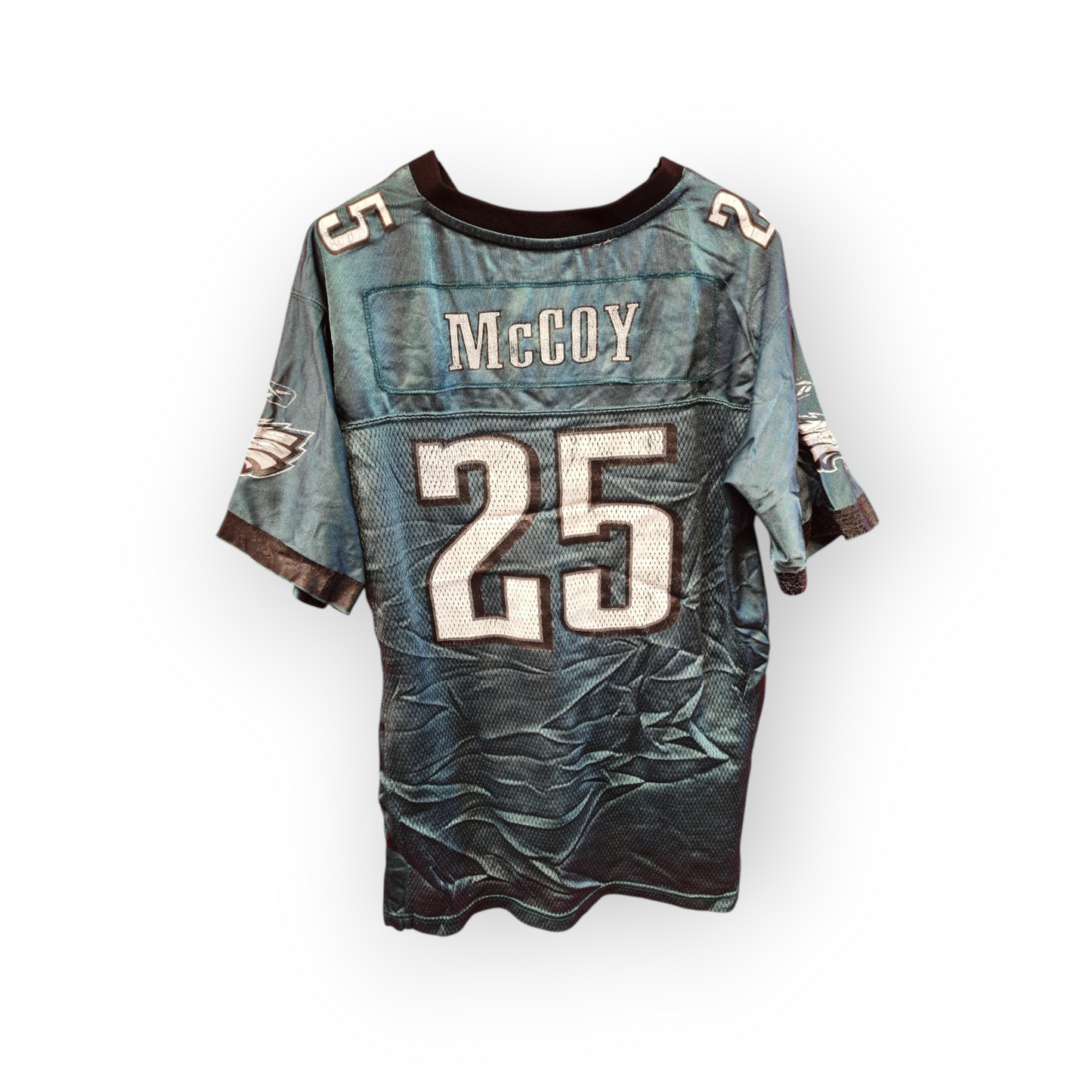 Youth Reebok Philadelphia Eagles NFL Jersey, #25 McCoy, Green, Size YXL