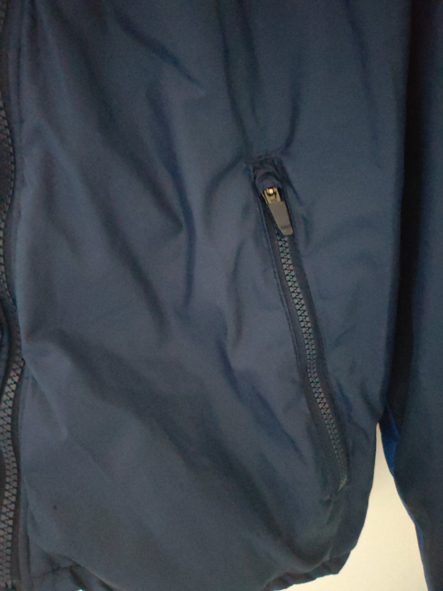 Youth Nike Full Zip Hooded Coat, Navy Blue, Size YL