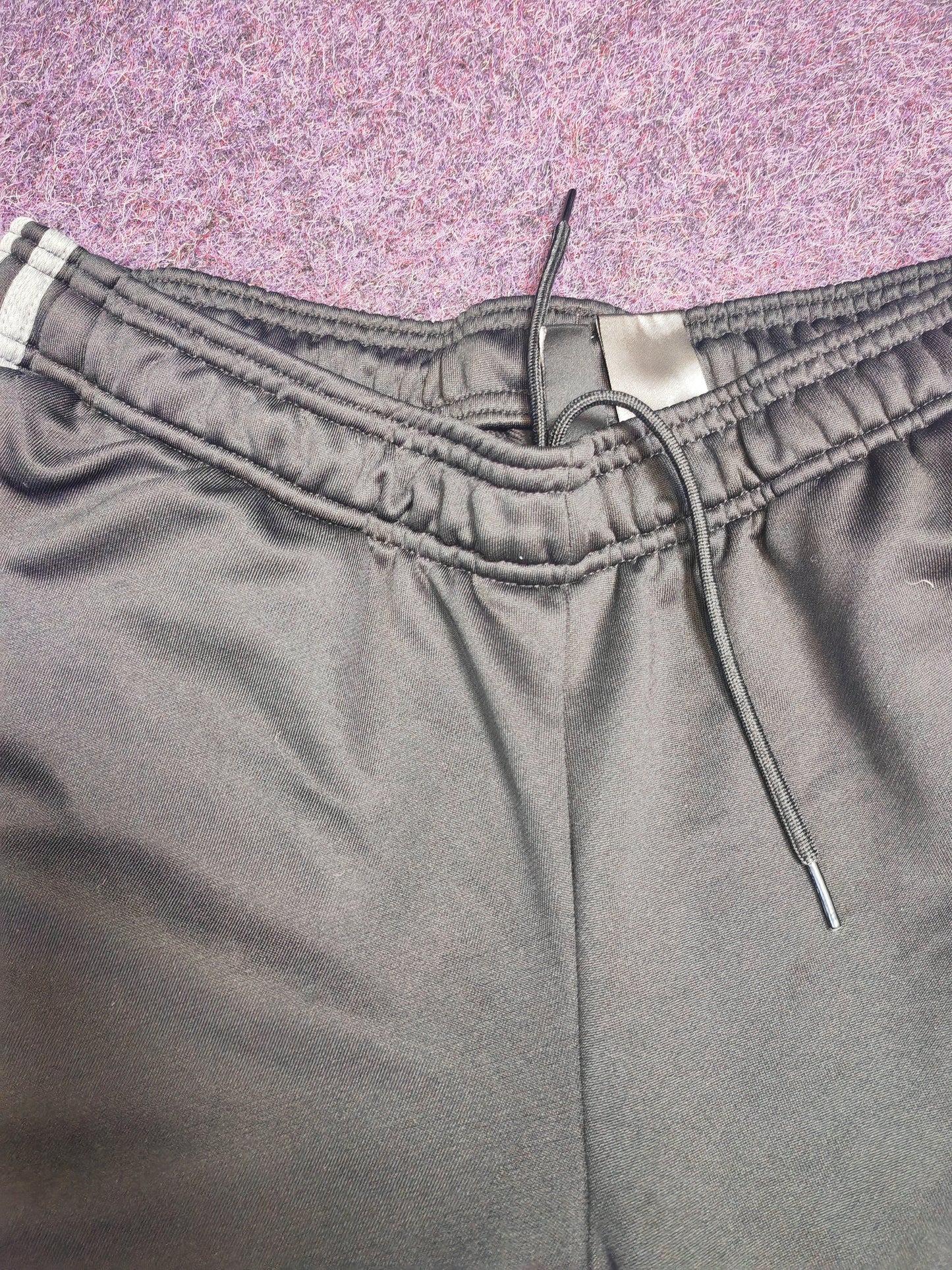Adidas Tracksuit Bottoms, Black, Size Large