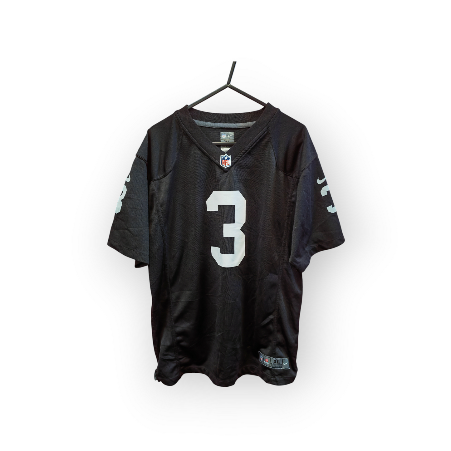 Youth Nike Oakland/Las Vegas Raiders NFL Jersey, #3 Palmer, Black, Size YXL