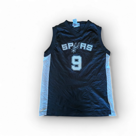 Youth NBA San Antonio Spurs Basketball Jersey, #9 Parker, Black, Size YL