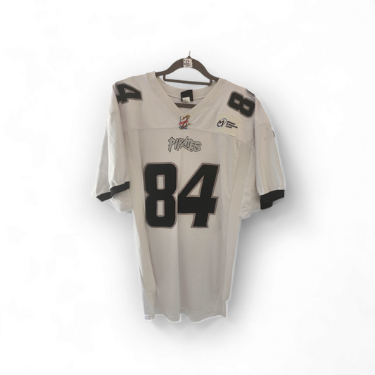 Wilson Peoria Pirates Game Worn Arena Football Jersey, #84 Sheffield, 46 M/L