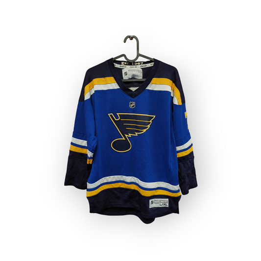 Youth Reebok St Louis Blues NHL Hockey Jersey, #74 Oshie, Blue, Size YL/XL