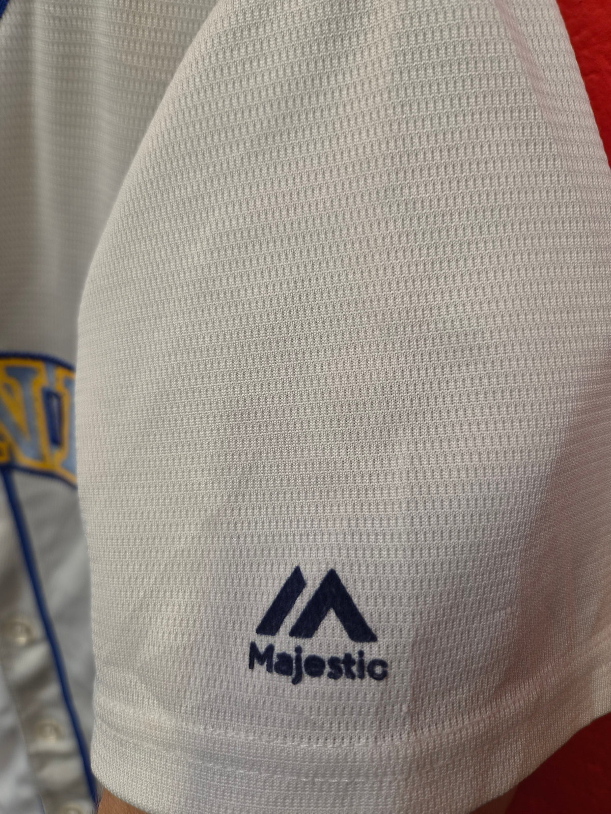 Youth Majestic Seattle Mariners MLB Baseball Jersey, #24 Griffey, White, Size YL