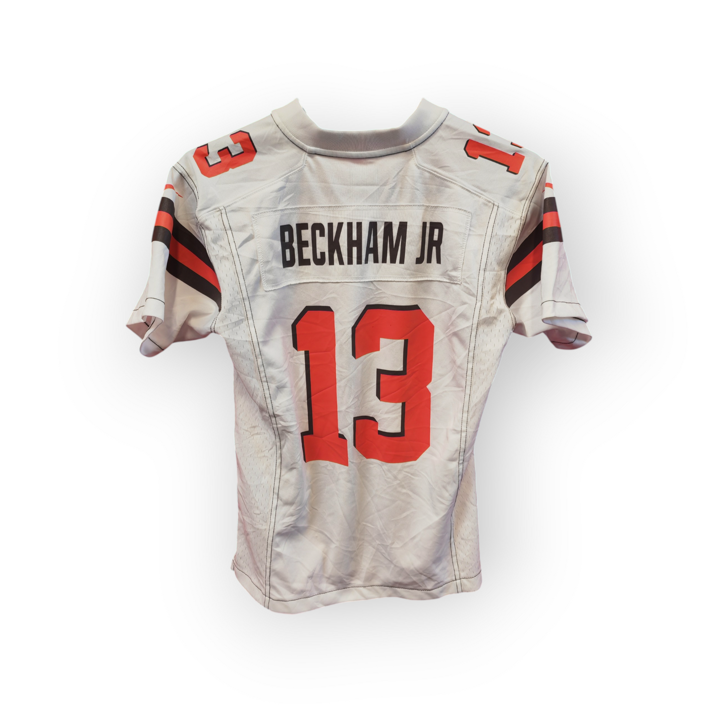 Youth Nike Cleveland Browns NFL Jersey, #13 Beckham Jr, White, Size YM