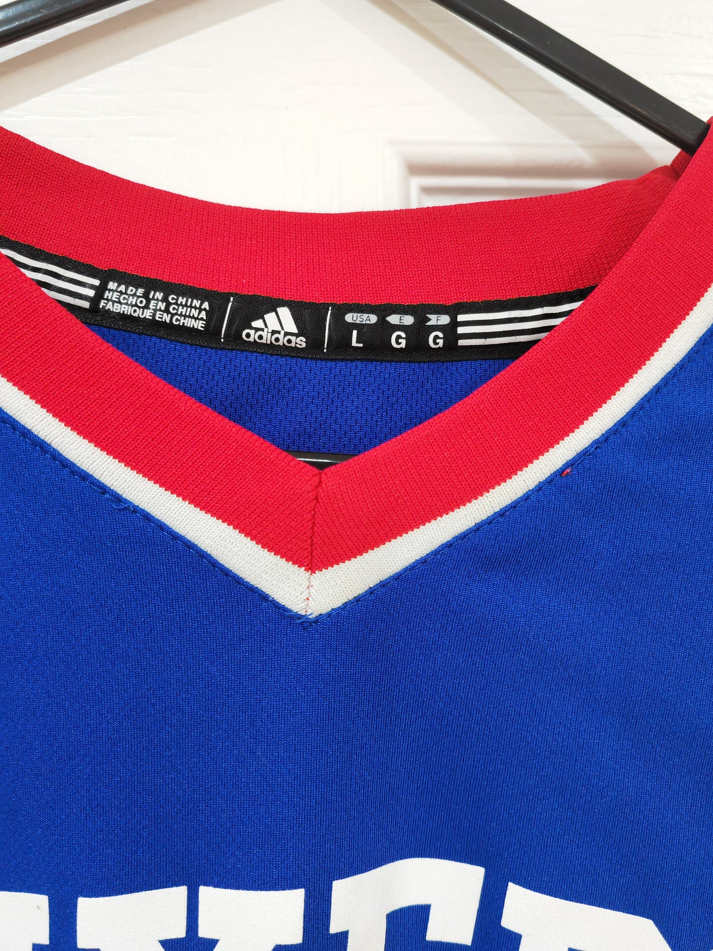 Youth Adidas Philadelphia 76ers NBA Jersey, #21 Embiid, Blue, Size Youth Large