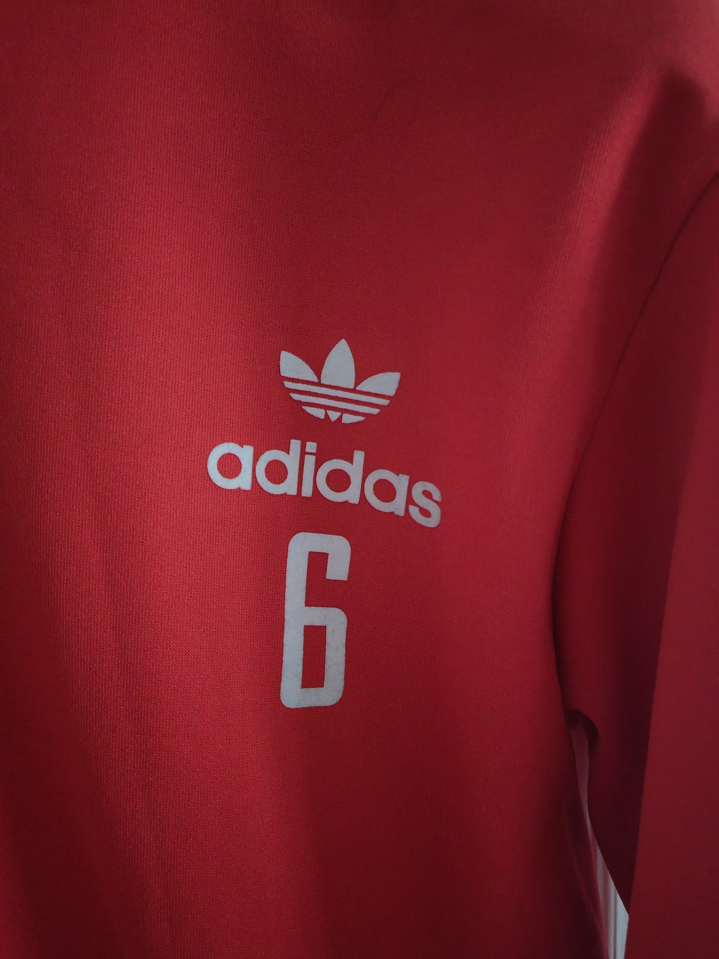Adidas Originals England Full Zip Track Jacket, Red, Size Large