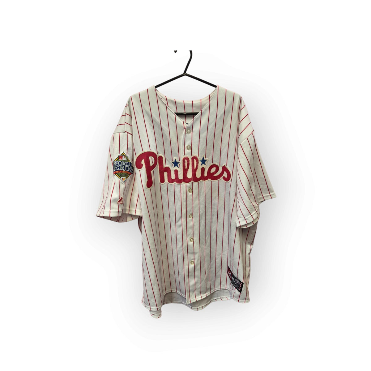 Majestic Philadelphia Phillies MLB Baseball Jersey, #26 Utley, World Series, XL
