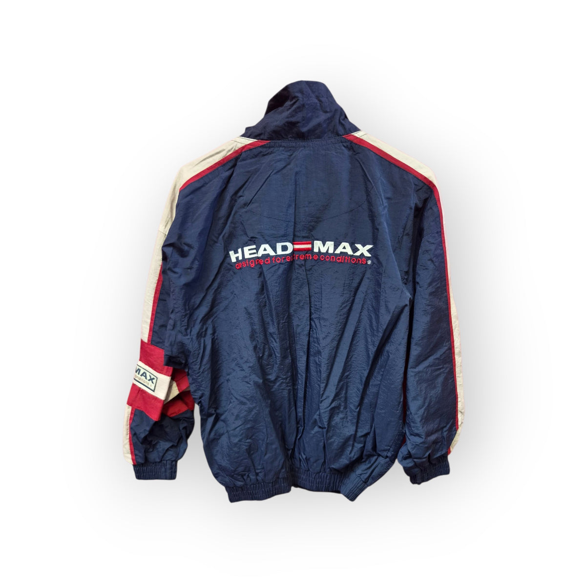 Youth Head Vintage Full Zip Track Jacket, Navy, Size YS