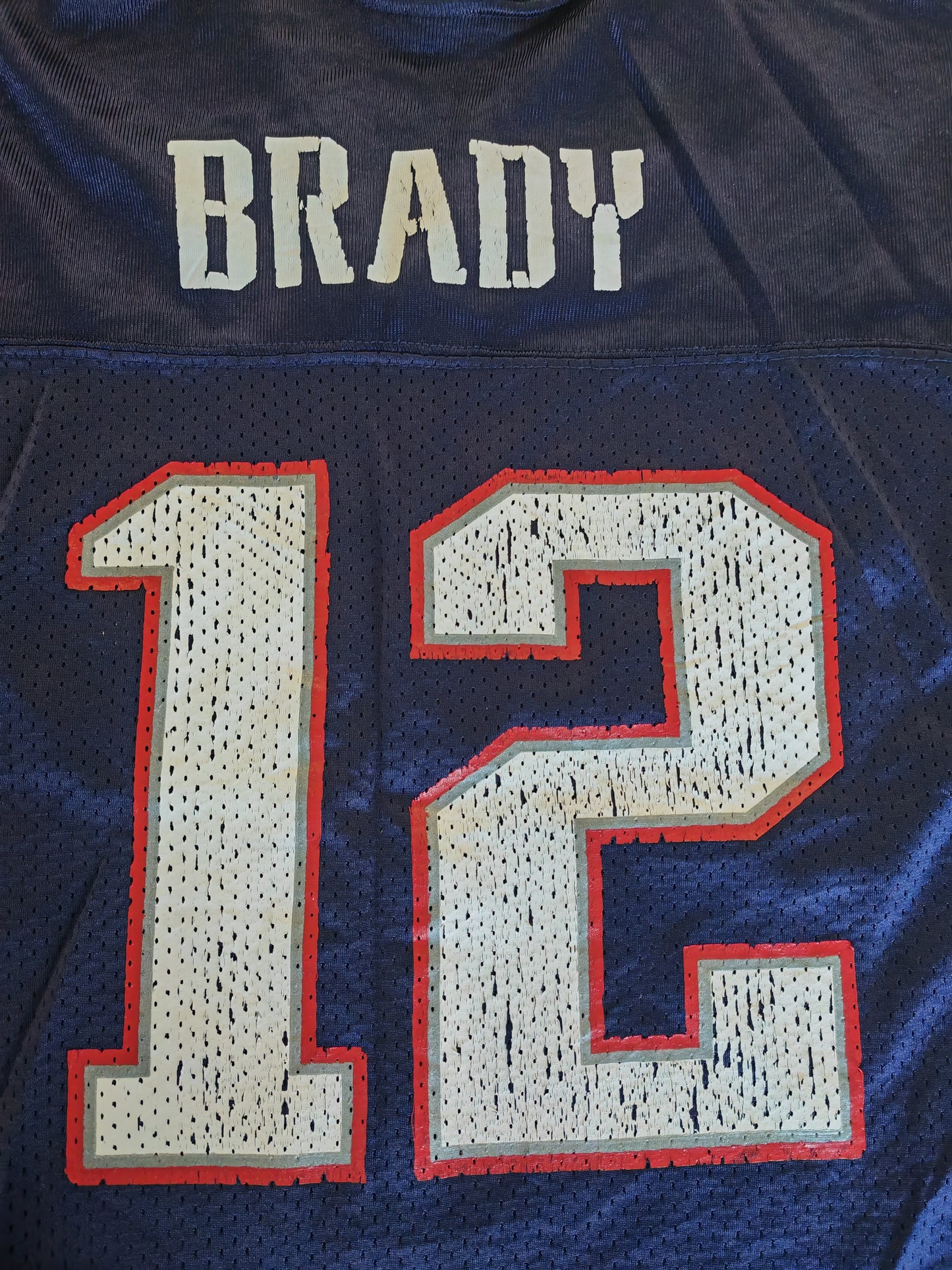 Youth Reebok New England Patriots NFL Jersey, #12 Brady, Navy Blue, Size YM