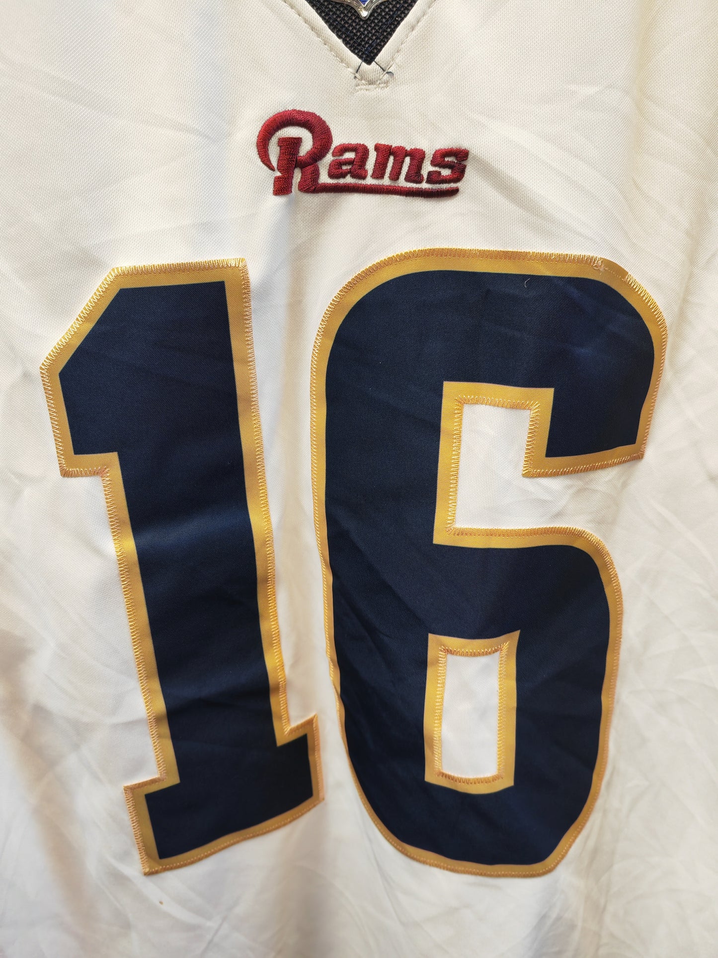 Nike Los Angeles Rams NFL Vapor Jersey, #16 Goff, White, Size Large
