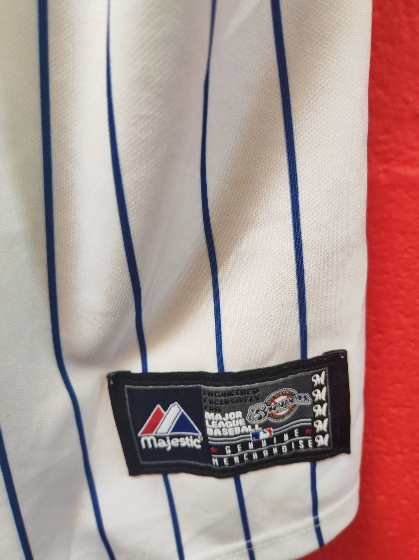 Women's Majestic Milwaukee Brewers MLB Jersey, #8 Braun, White, Size L/XL