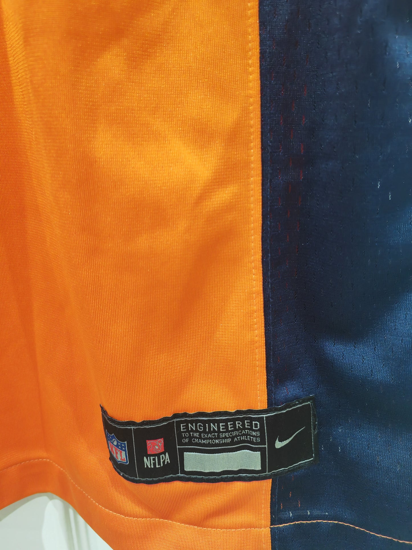 Nike Denver Broncos NFL Jersey, #3 Wilson, Orange, Size Medium