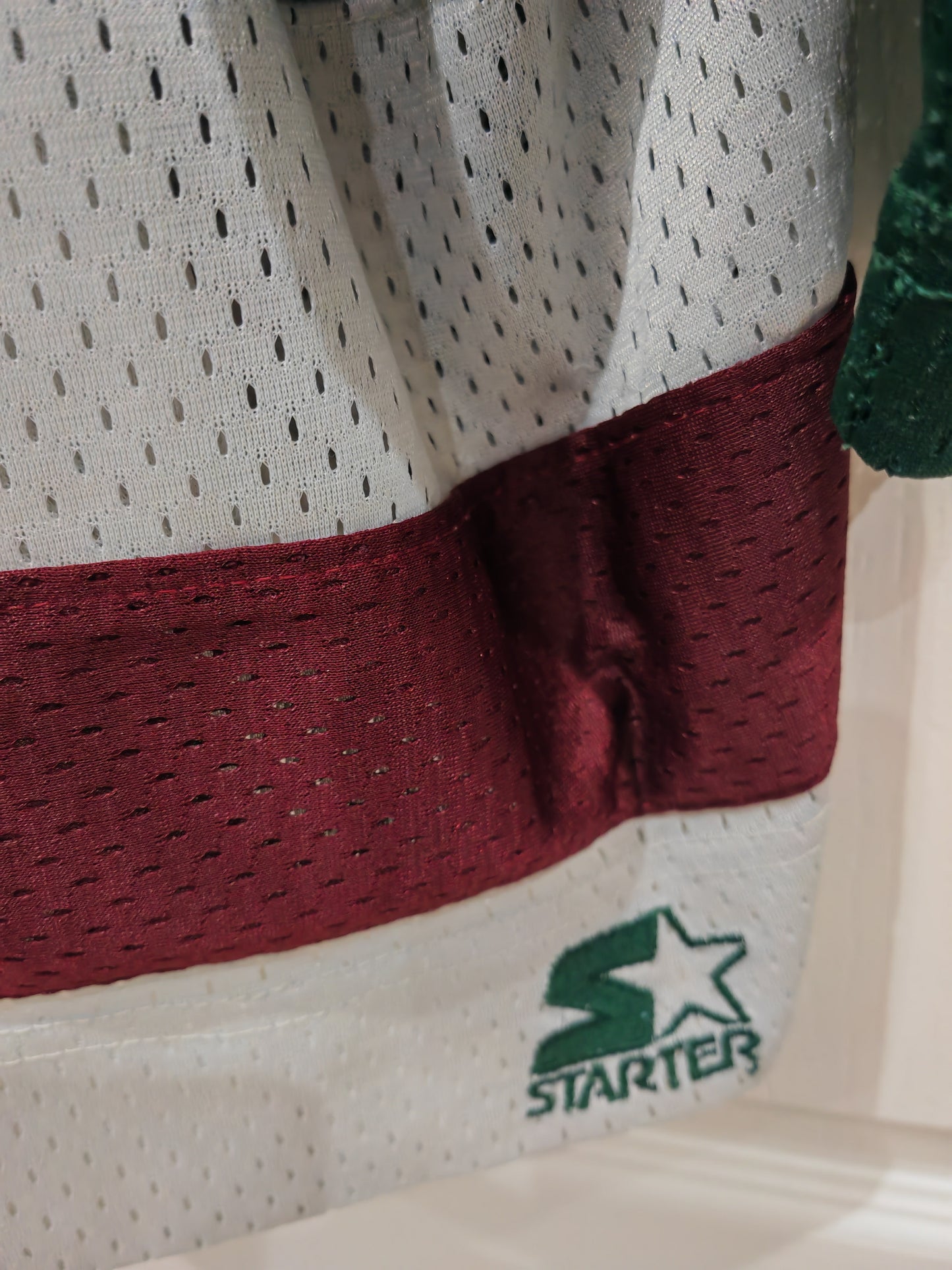 Starter Seattle Supersonics NBA Hockey Style Jersey, Green, Size Large