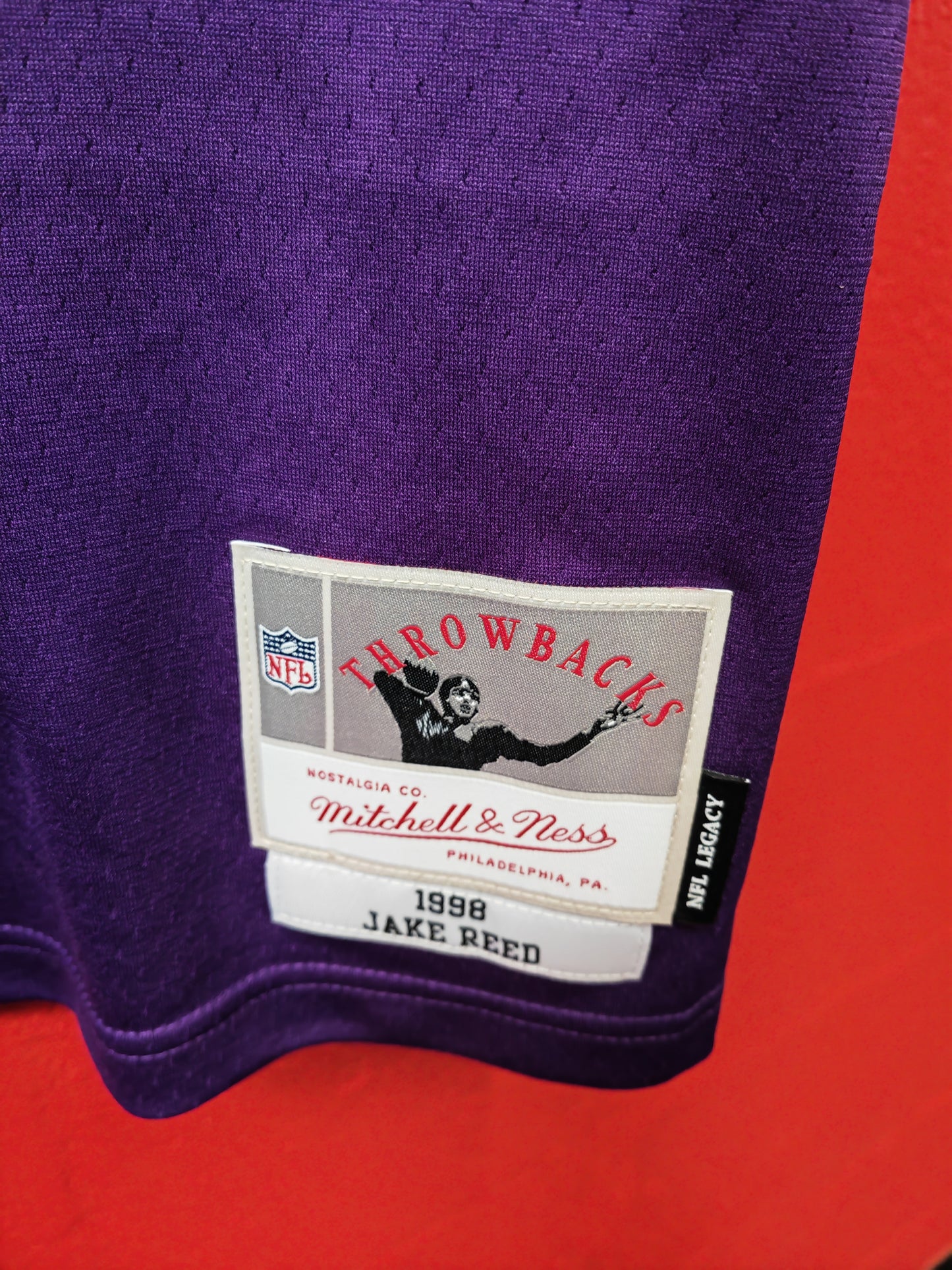Mitchell & Ness Minnesota Vikings 1998 NFL Jersey, #86 Reed, Size Medium