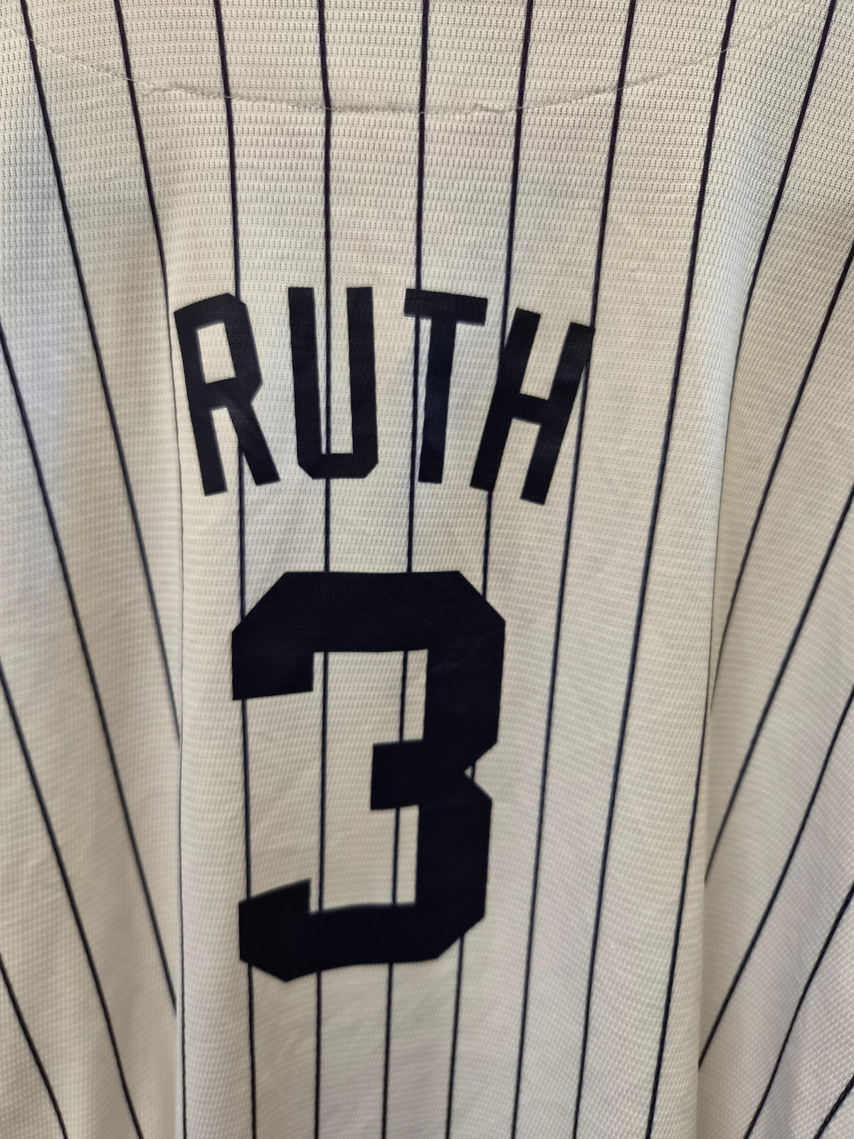 Youth Majestic New York Yankees MLB baseball Jersey, #3 Ruth, White, Size YXL