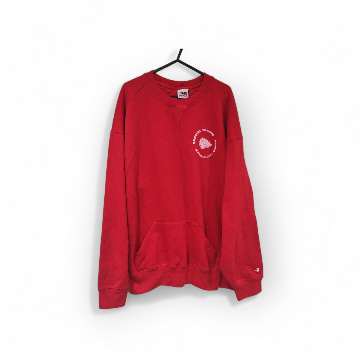 Badger Sport Nick Bolton Player Issue Kansas City Chiefs Warm Up Sweater, XL
