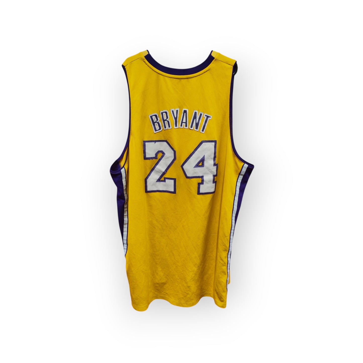 Adidas Los Angeles Lakers NBA Jersey, #24 Bryant, Yellow, Size XXL