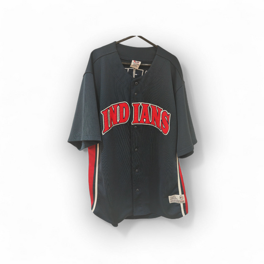 MLB True Fan Cleveland Indians/Guardians Baseball Jersey, #48 Hafner, Size XL