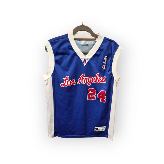 Champion Los Angeles Clippers NBA Jersey, #24 Miller, Blue, Size Medium