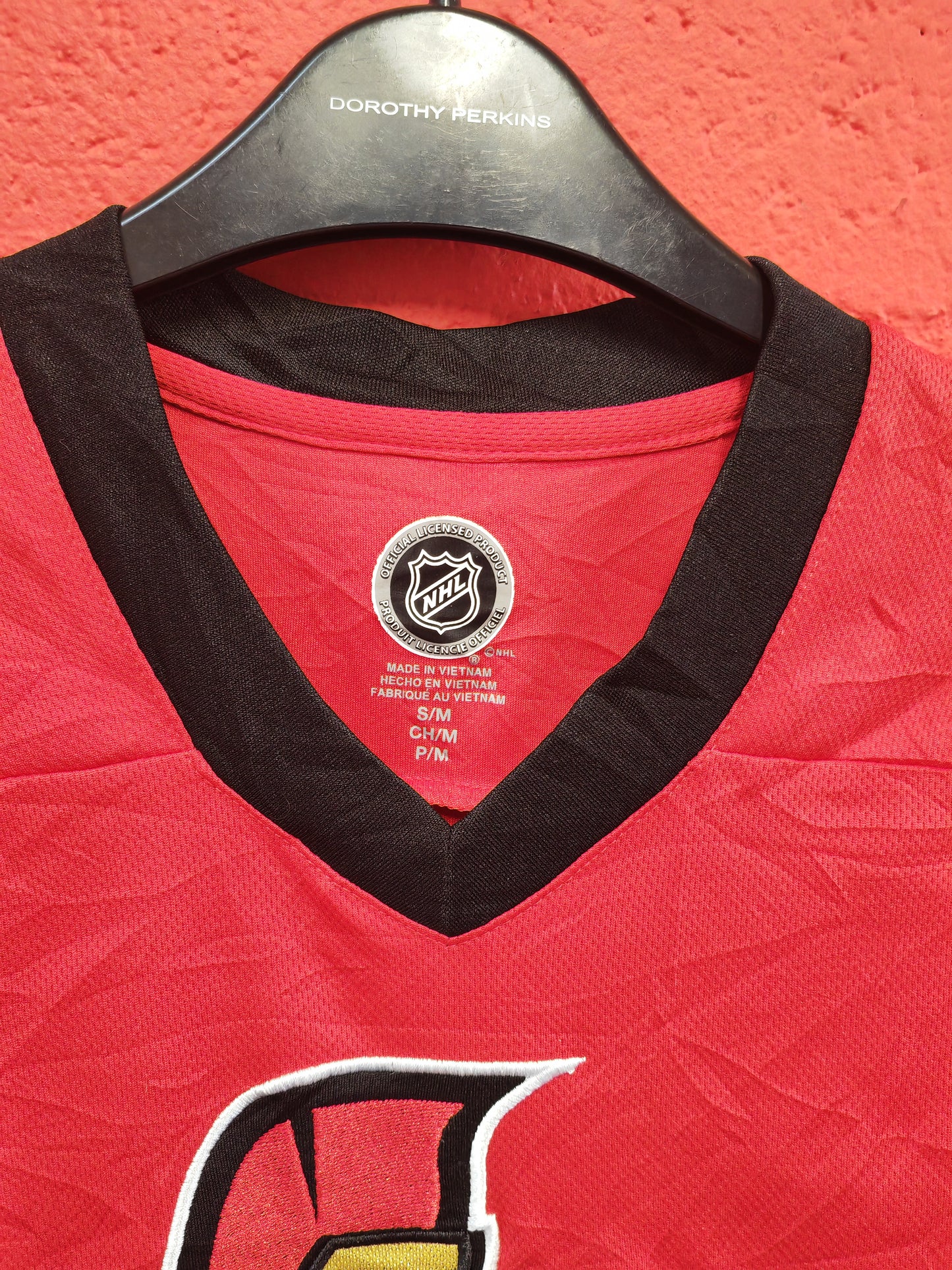 Youth NHL Ottawa Senators Hockey Jersey, Red, Size S/M