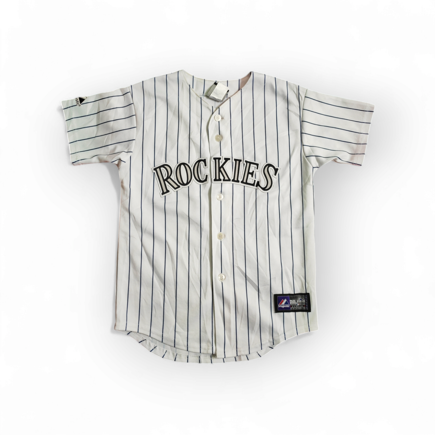 Youth Majestic Colorado Rockies MLB Baseball Jersey, #2 Tulowitzki, Size YM