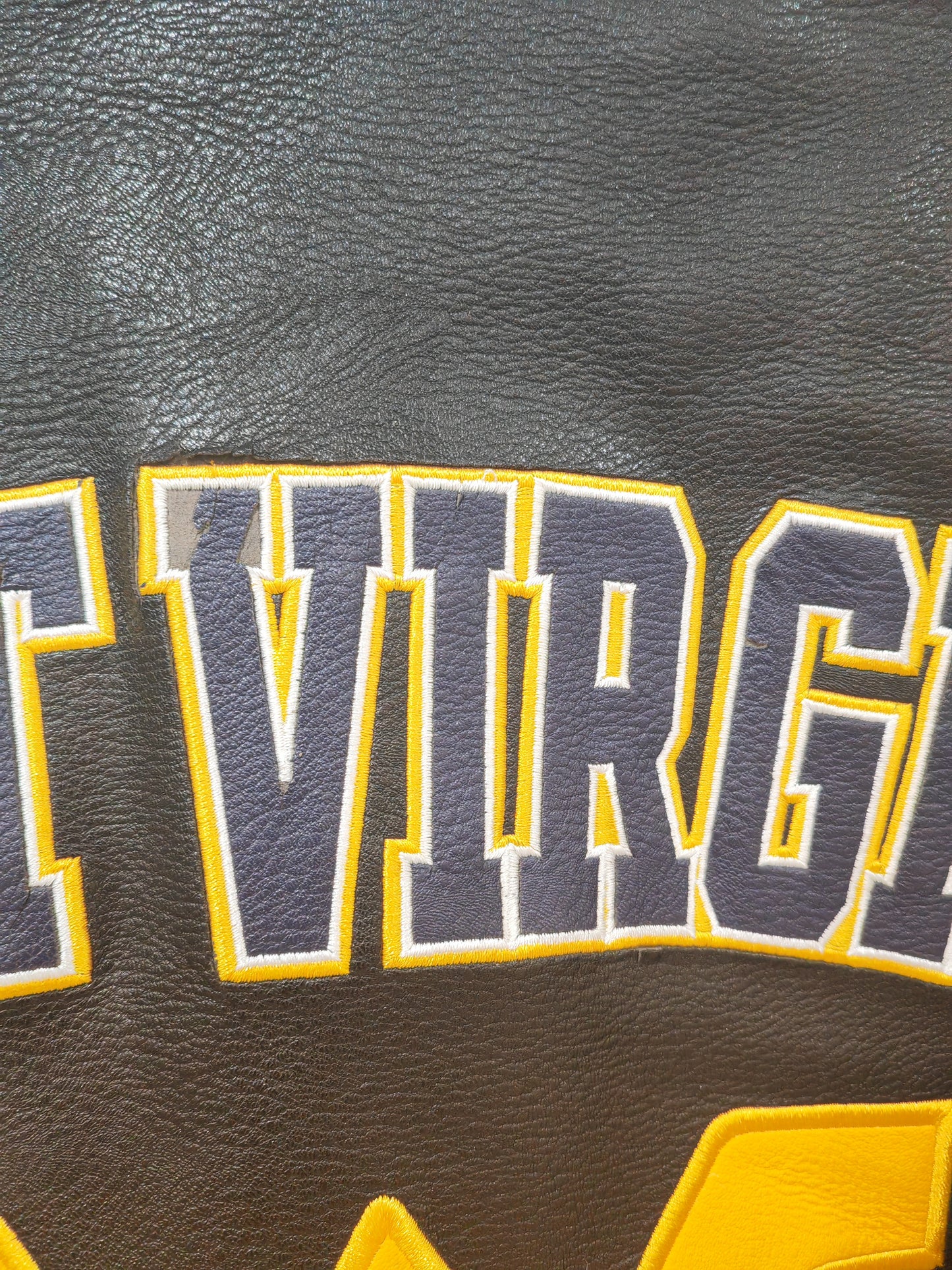 Pro Edge West Virginia Mountaineers NCAA Full Zip Bomber Jacket, Black, Size Medium