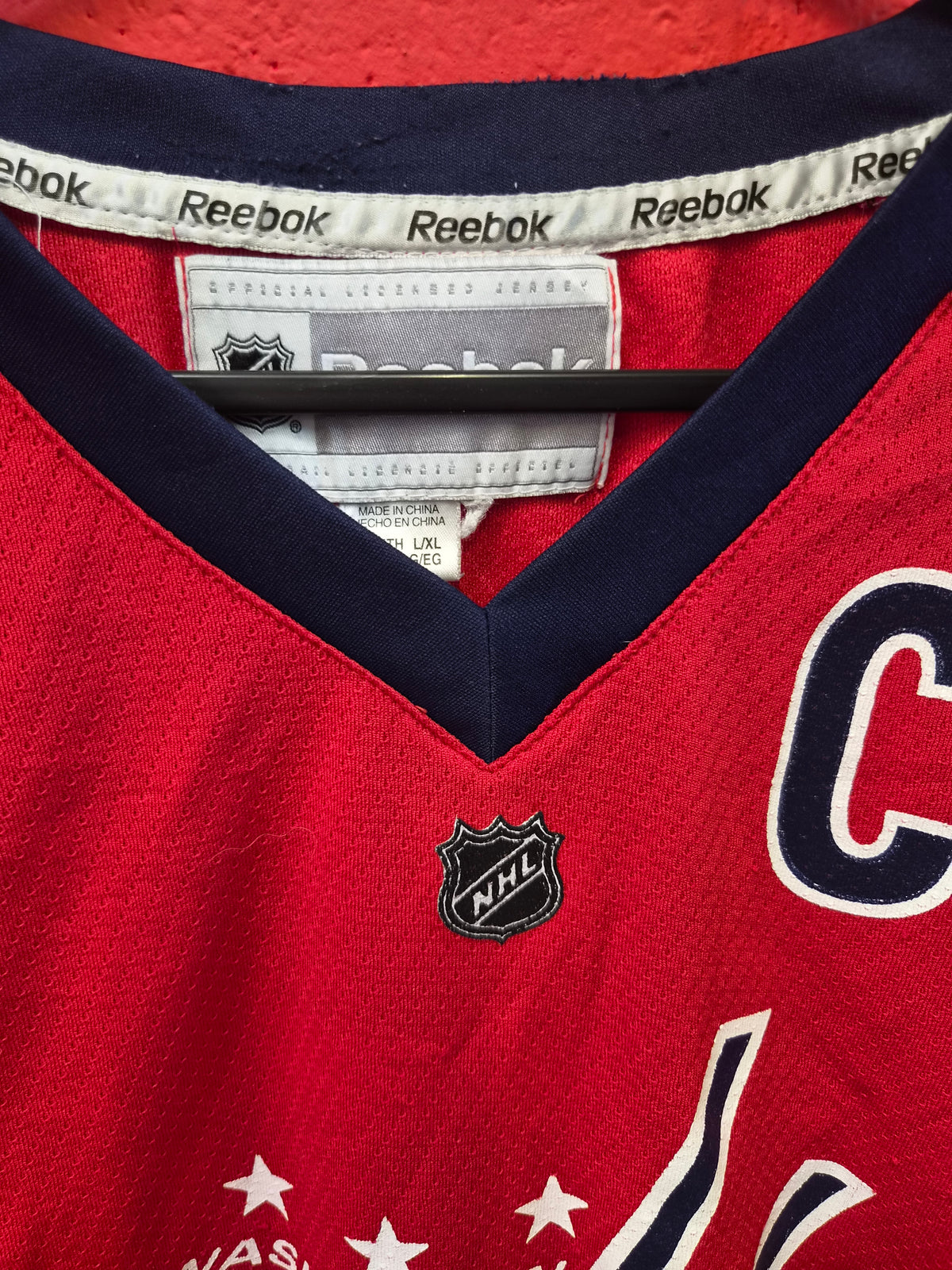 Youth Reebok Washington Capitals NHL Jersey, #8 Ovechkin, Red, Size YL/XL